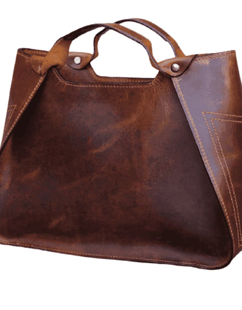 Load image into Gallery viewer, Genuine Leather Purse Travel Handbag Designer Shoulder Tote Bag for Women
