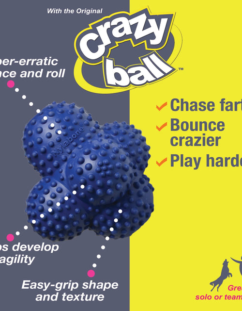 Load image into Gallery viewer, Power Play Crazy-Ball Dog Toy, Dog Balls, Interactive Dog Toys, Large
