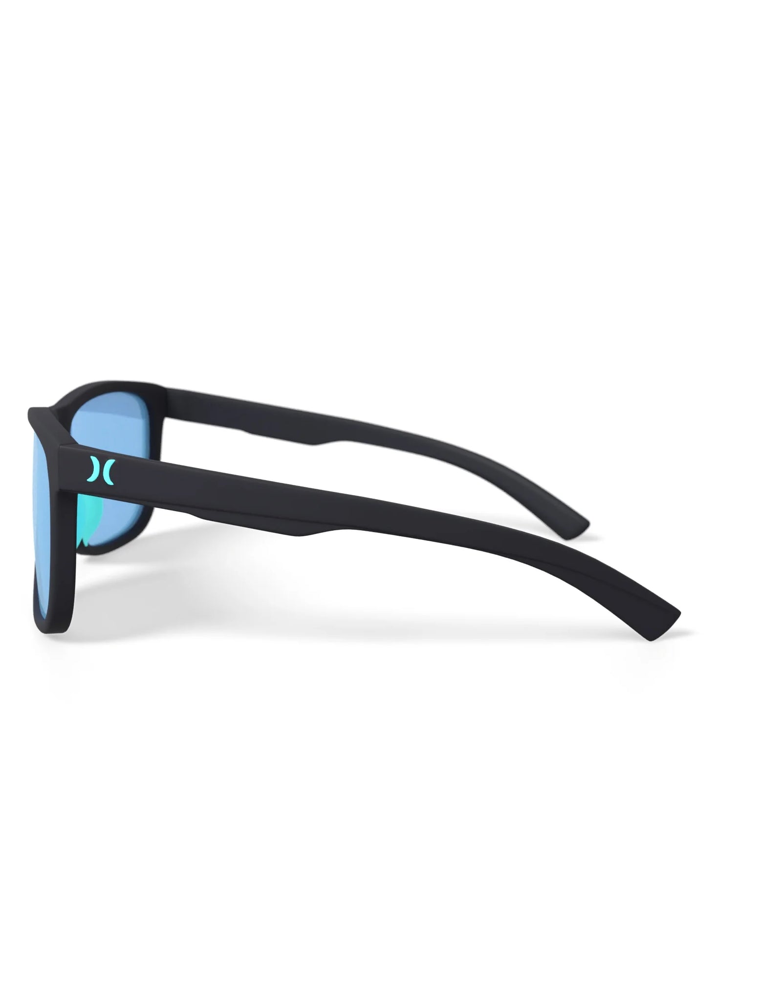 Men'S Rx'Able Sport Polarized Sunglasses, HSM3007P Peak, Matte Black/Blue, 56-17-135, with Case