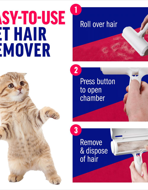 Load image into Gallery viewer, Chom Chom Roller Pet Hair Remover and Reusable Lint Roller - Chomchom Cat and Dog Hair Remover for Furniture, Couch, Carpet, Clothing and Bedding
