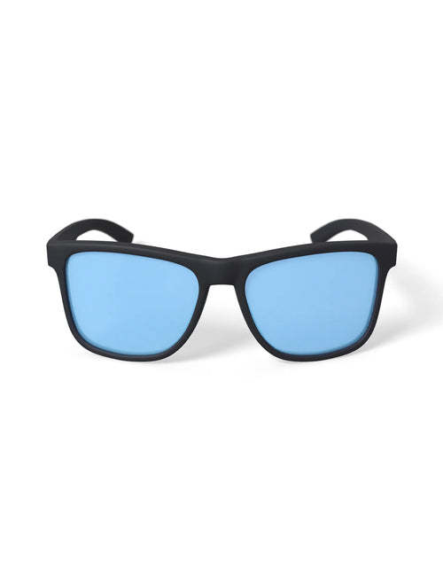 Load image into Gallery viewer, Men'S Rx'Able Sport Polarized Sunglasses, HSM3007P Peak, Matte Black/Blue, 56-17-135, with Case
