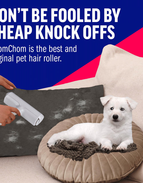 Load image into Gallery viewer, Chom Chom Roller Pet Hair Remover and Reusable Lint Roller - Chomchom Cat and Dog Hair Remover for Furniture, Couch, Carpet, Clothing and Bedding

