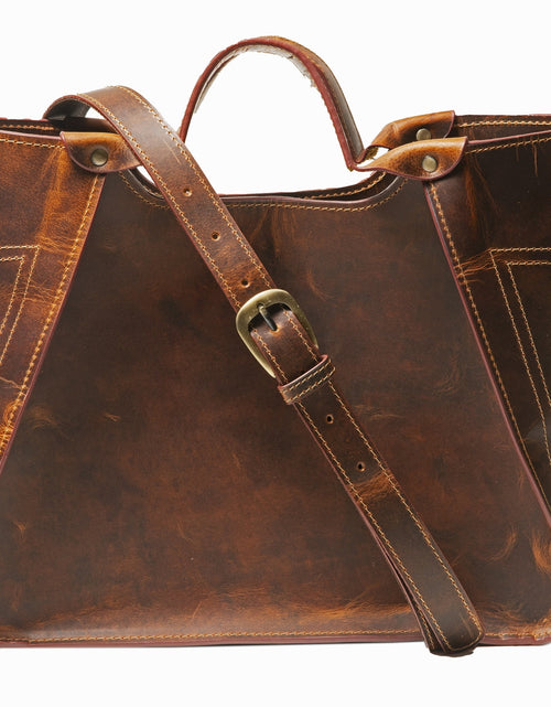 Load image into Gallery viewer, Genuine Leather Purse Travel Handbag Designer Shoulder Tote Bag for Women
