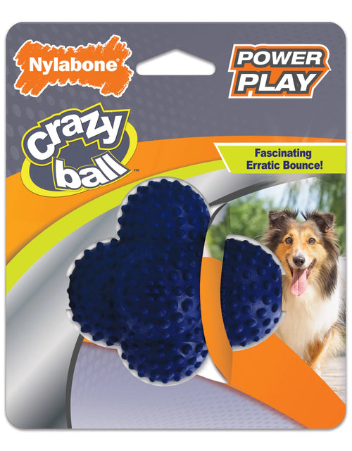 Load image into Gallery viewer, Power Play Crazy-Ball Dog Toy, Dog Balls, Interactive Dog Toys, Large
