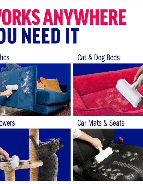 Load image into Gallery viewer, Chom Chom Roller Pet Hair Remover and Reusable Lint Roller - Chomchom Cat and Dog Hair Remover for Furniture, Couch, Carpet, Clothing and Bedding
